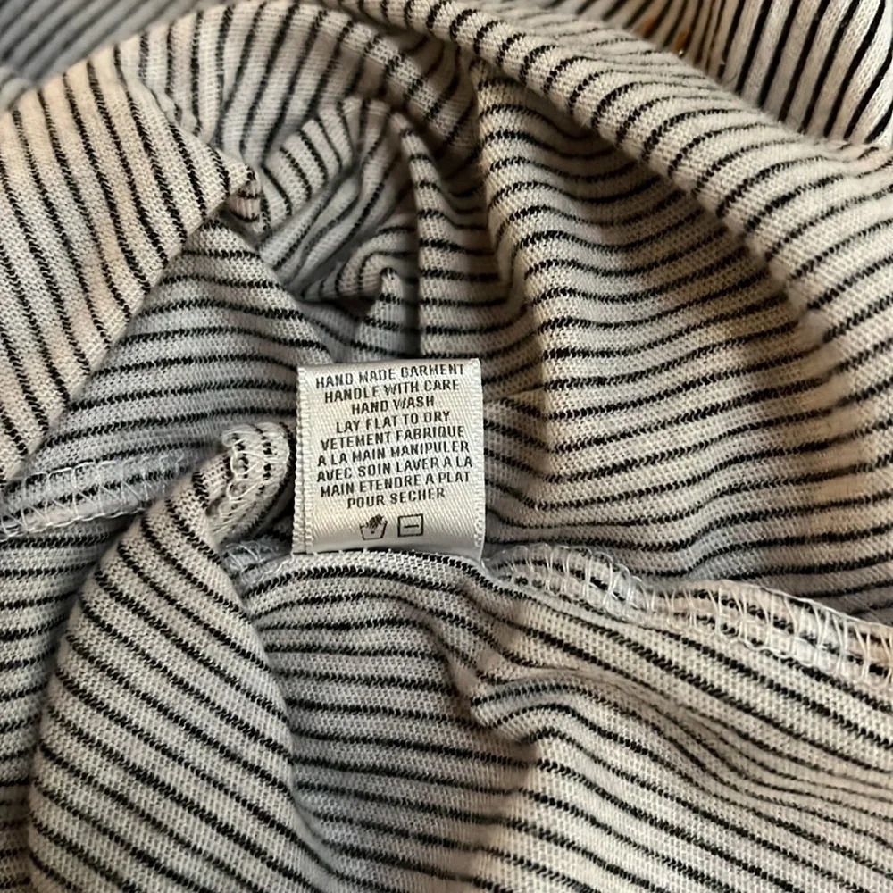 URBAN OUTFITTERS tank striped with floral design. Handmade. L - Picture 9 of 9